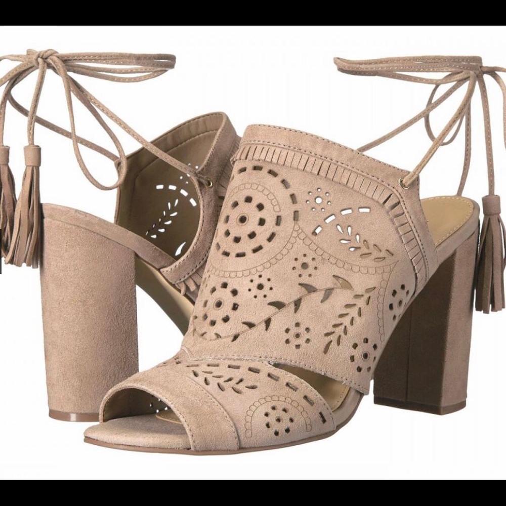 Tan Suede Heels